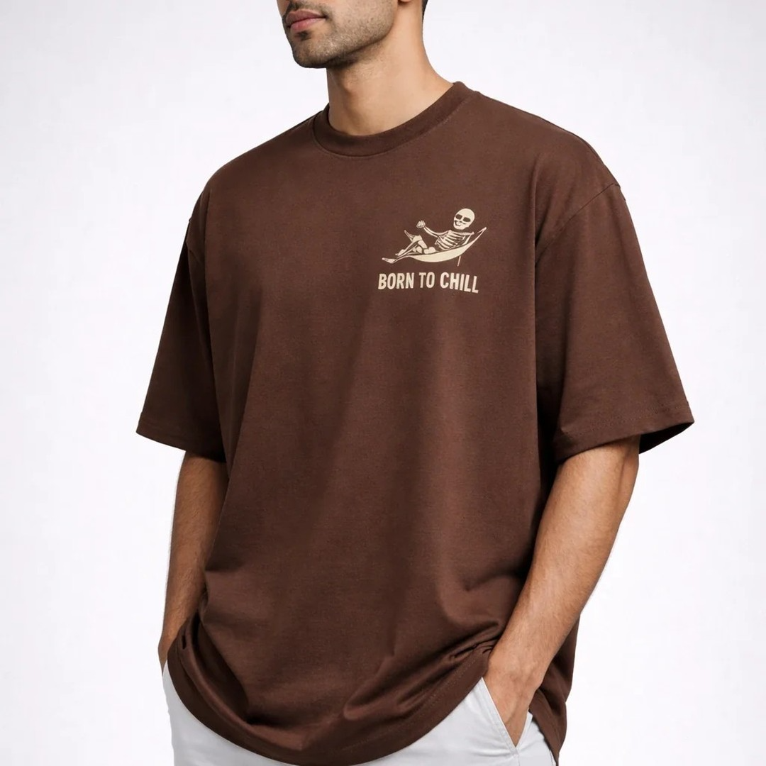 Born to chill oversized tees