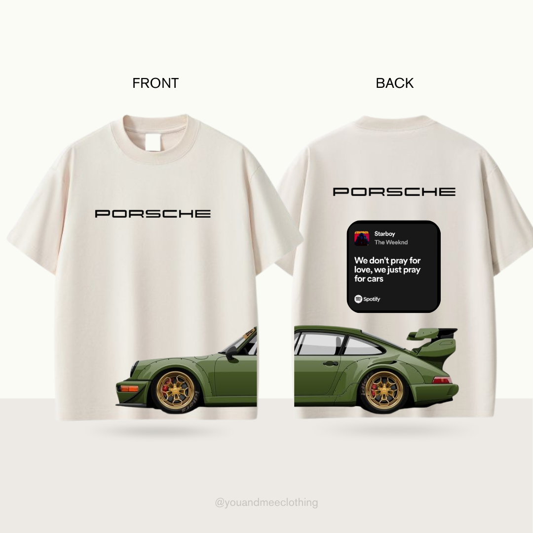 Porsche Midnight Drive Oversized Tee